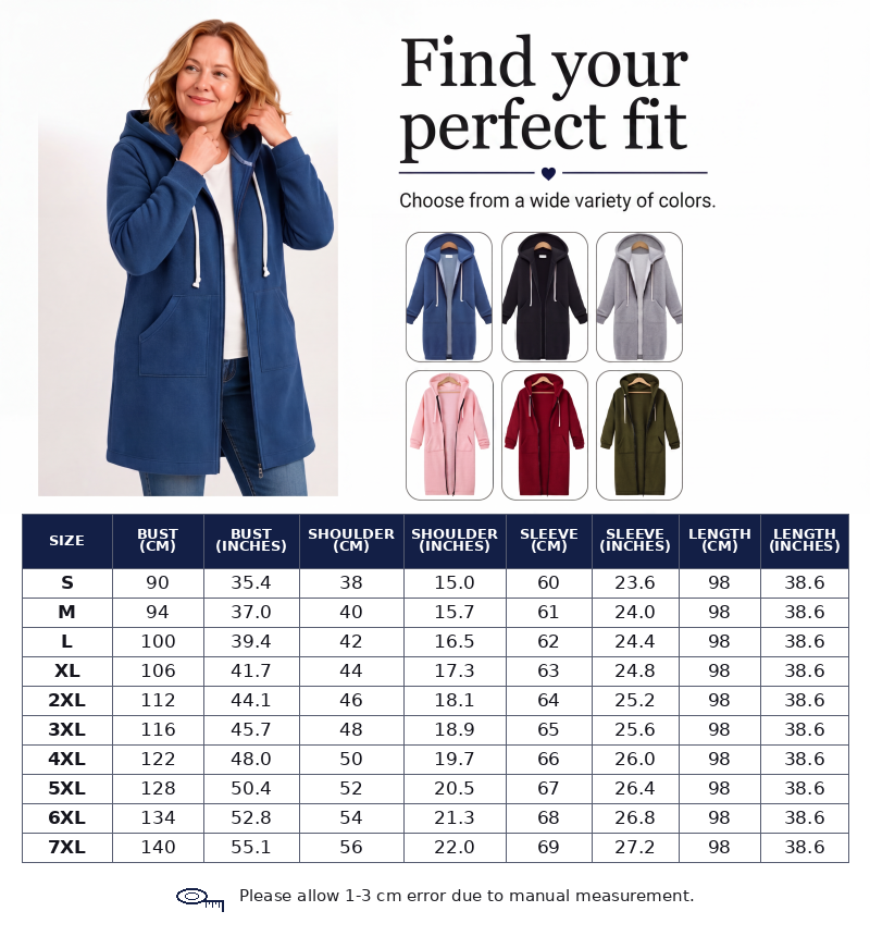 🔥Women's Zip-Up Fleece Hoodies