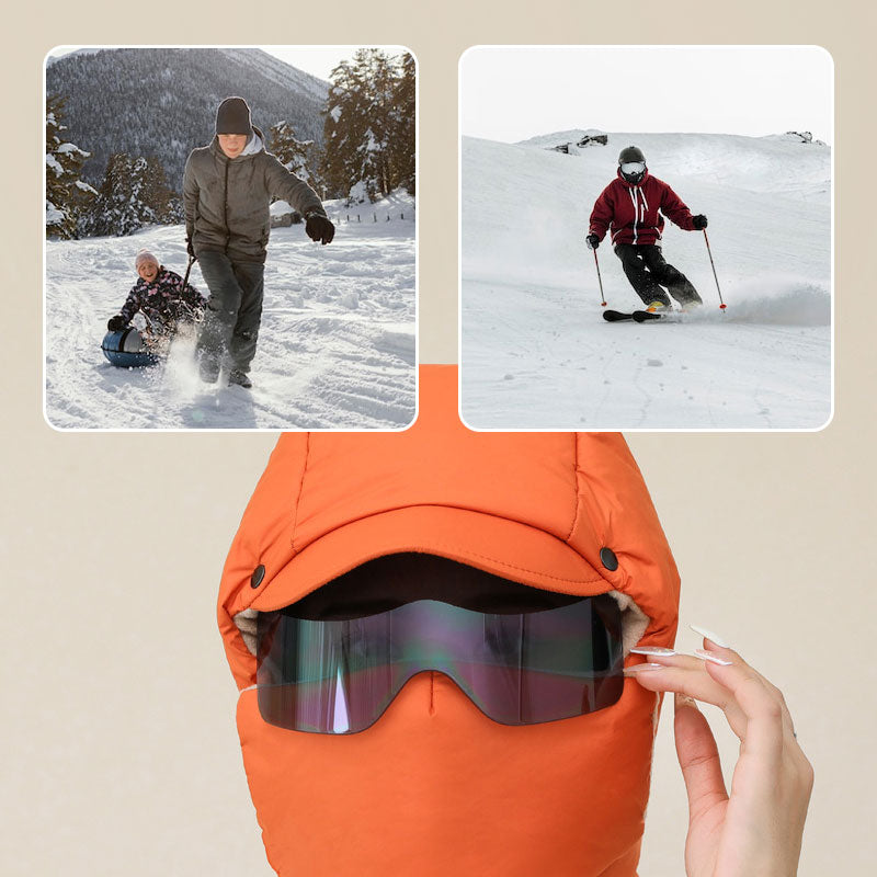 Winter Special Offer-5 In 1 Windproof Full Cover Outdoor Mask with Glasses