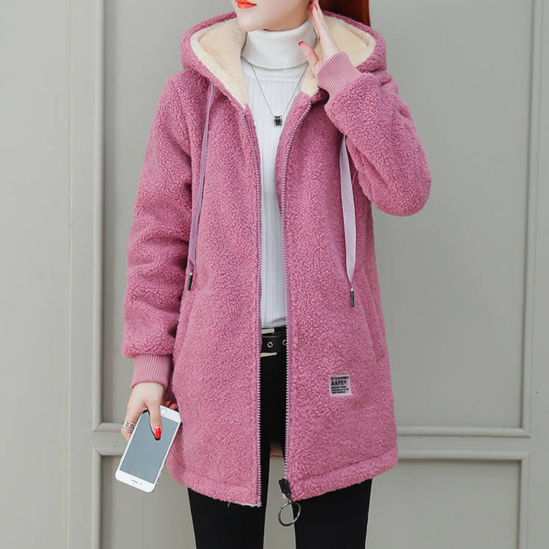 🔥Women's Winter Warm Thick Faux Lamb Wool Coat