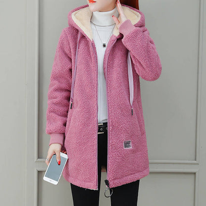 🔥Women's Winter Warm Thick Faux Lamb Wool Coat