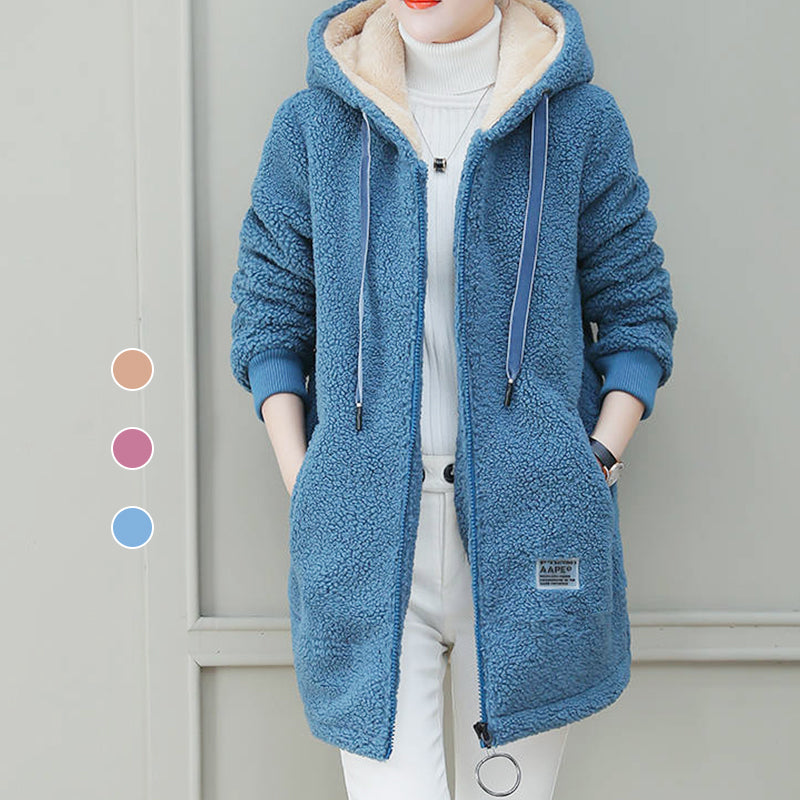 🔥Women's Winter Warm Thick Faux Lamb Wool Coat