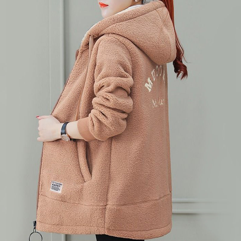 🔥Women's Winter Warm Thick Faux Lamb Wool Coat