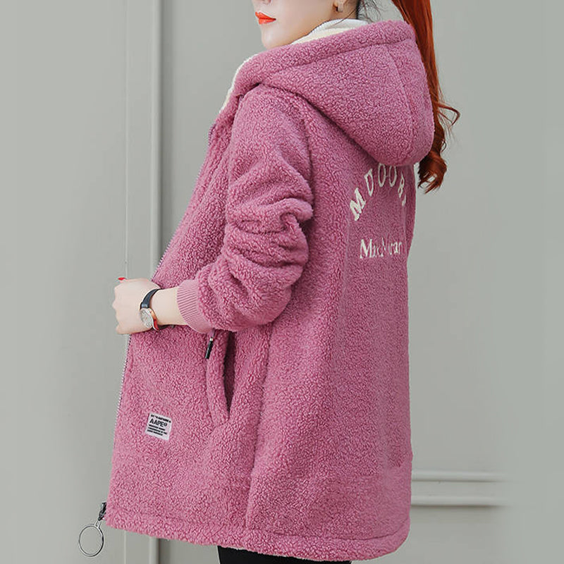 🔥Women's Winter Warm Thick Faux Lamb Wool Coat
