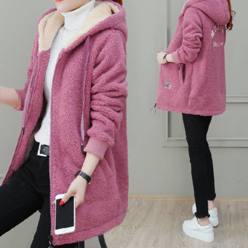 🔥Women's Winter Warm Thick Faux Lamb Wool Coat