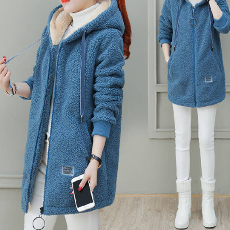 🔥Women's Winter Warm Thick Faux Lamb Wool Coat