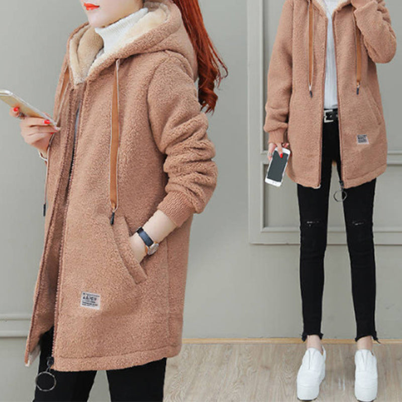 🔥Women's Winter Warm Thick Faux Lamb Wool Coat