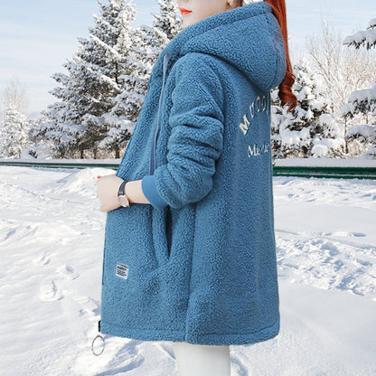🔥Women's Winter Warm Thick Faux Lamb Wool Coat