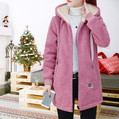 🔥Women's Winter Warm Thick Faux Lamb Wool Coat