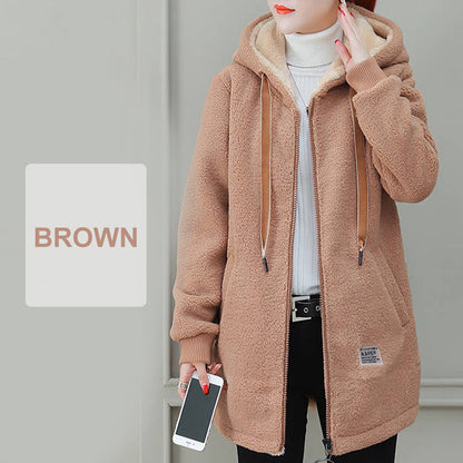 🔥Women's Winter Warm Thick Faux Lamb Wool Coat