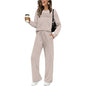 ✨Women's Crew Neck Top & Drawstring Pants Set2