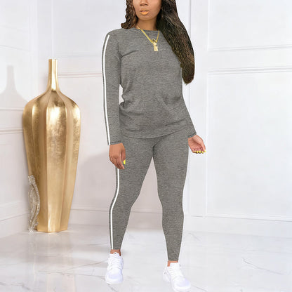 40% OFF Women's 2-Piece Tracksuit – Long Sleeve Set, Comfortable & Stylish for Sport or Casual Wear