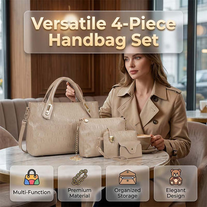 Women's Multifunctional 4-in-1 Leather Handbag