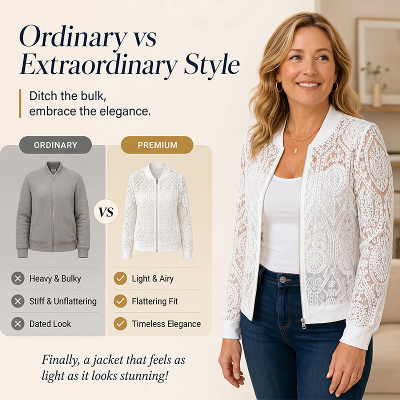 ✨Women's Elegant Floral Lace Jacket