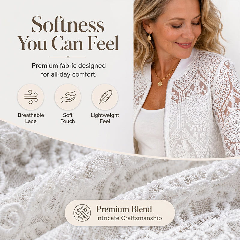 ✨Women's Elegant Floral Lace Jacket