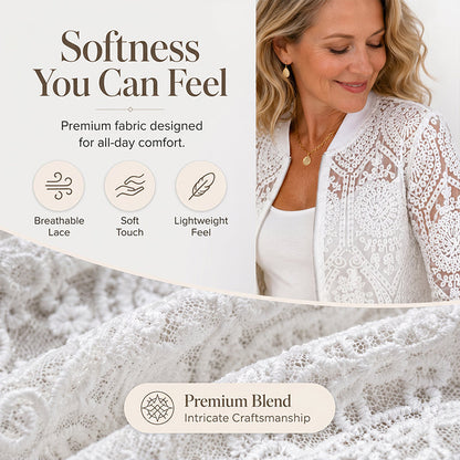 ✨Women's Elegant Floral Lace Jacket