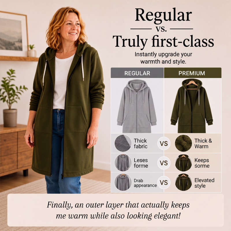 🔥Women's Zip-Up Fleece Hoodies
