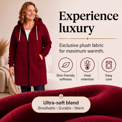 🔥Women's Zip-Up Fleece Hoodies