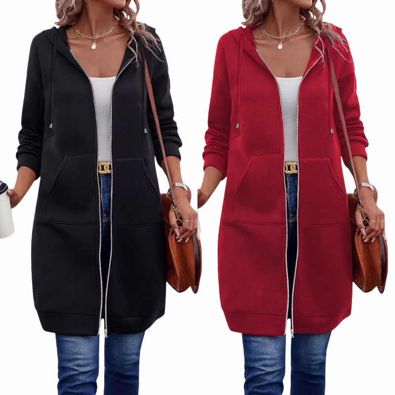 🔥Women's Zip-Up Fleece Hoodies