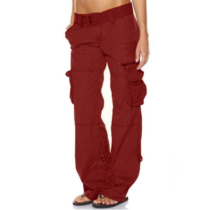 ✨Women's Vintage Wide Leg Cargo Pants