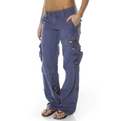 ✨Women's Vintage Wide Leg Cargo Pants