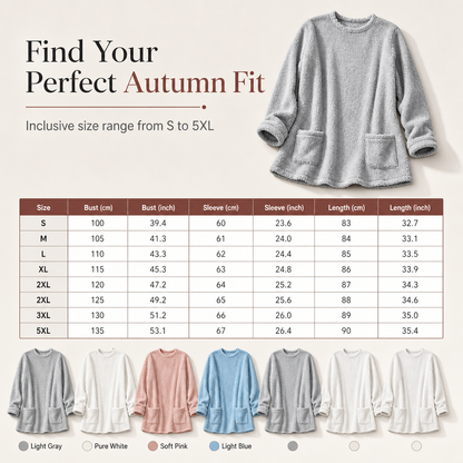 Aure Paris Women's Warm Crew Neck Long Sleeve Top