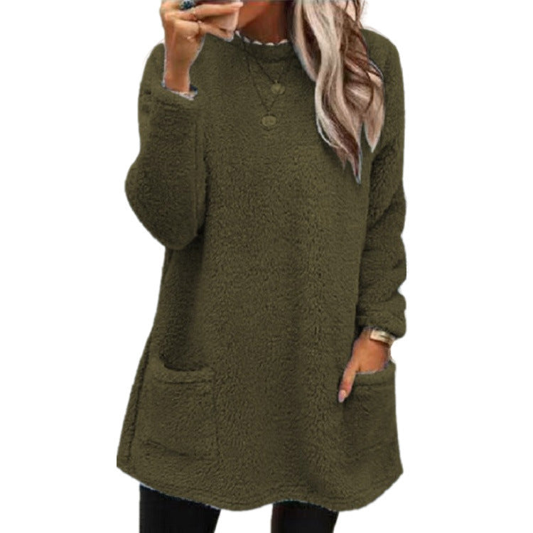 Aure Paris Women's Warm Crew Neck Long Sleeve Top