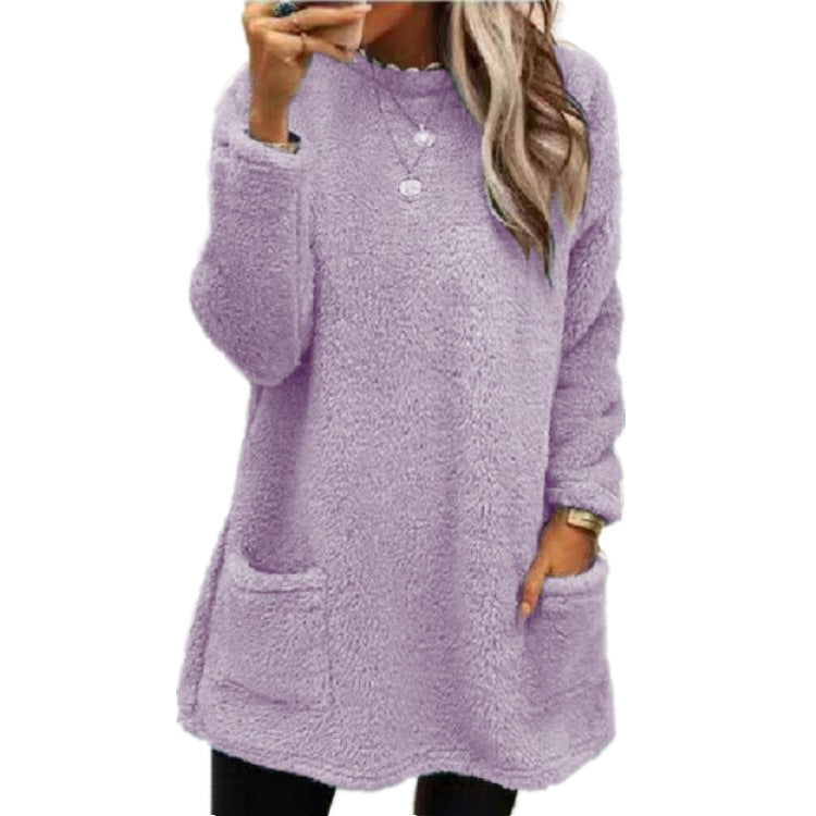 Aure Paris Women's Warm Crew Neck Long Sleeve Top