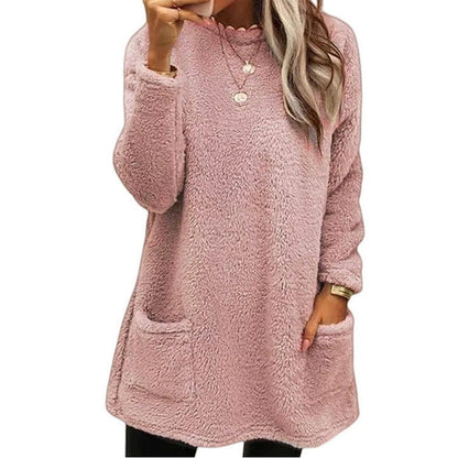 Aure Paris Women's Warm Crew Neck Long Sleeve Top