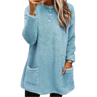 Aure Paris Women's Warm Crew Neck Long Sleeve Top