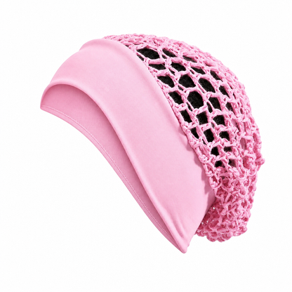 Breathable Comfort, Stay-Put Fit | Women's Wide-Band Mesh Hair Cover