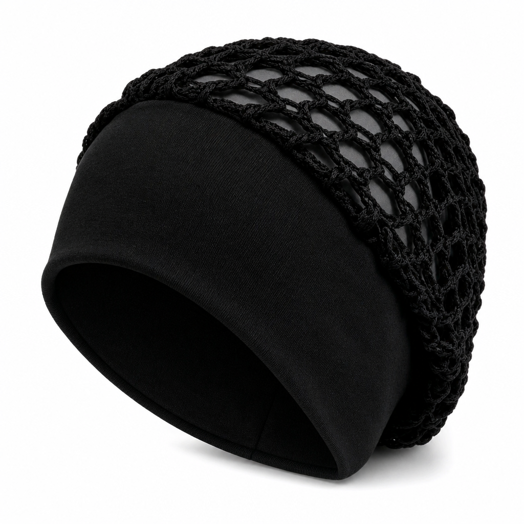 Breathable Comfort, Stay-Put Fit | Women's Wide-Band Mesh Hair Cover