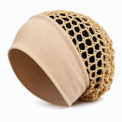 Breathable Comfort, Stay-Put Fit | Women's Wide-Band Mesh Hair Cover
