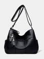 Soft Leather Multi-Compartment Tote