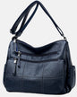 Soft Leather Multi-Compartment Tote
