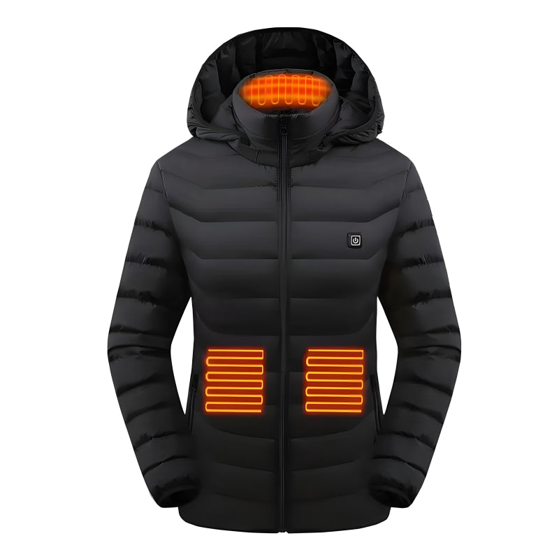 Heated Insulated Jacket With Adjustable Temperature Zones